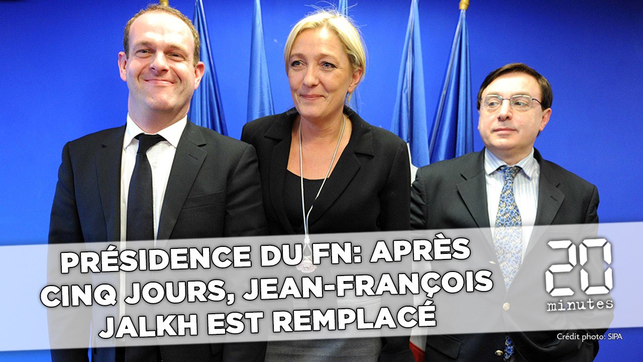 Présidence du FN: Jean-François Jalkh  est remplacé par Steeve Briois selon Louis Aliot