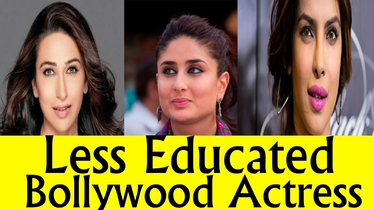 Very Less Educated Bollywood Actress in History ll 2017