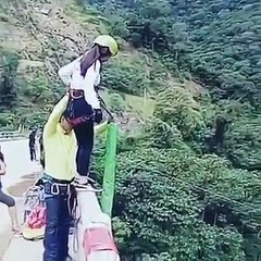 Une corde se casse pendant un saut à l’élastique !