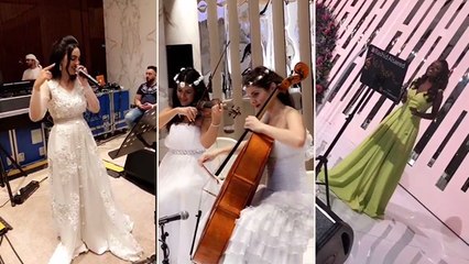 حفل زفاف يجمع الفنانة داليا مبارك ورقية ماغي 27/4/2017