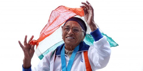 Man Kaur réalise un 100 mètres à 101 ans