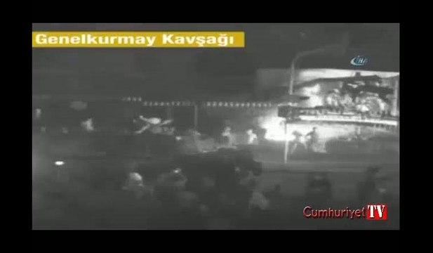 15 Temmuz gecesi Ankara’ya çıkan tankların görüntüleri ortaya çıktı