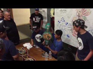 Mikey Garcia people's champ always giving back