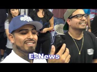 EPIC Funny Speedy Mares Gets Mad At Seckbach For Telling Him A Joke - EsNews Boxing