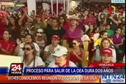 Venezuela: proceso para salir de la OEA tardaría 2 años