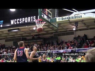 Mark Tollefson Makes #SCtop10 Play!!! San Francisco Defeats St. Mary's College