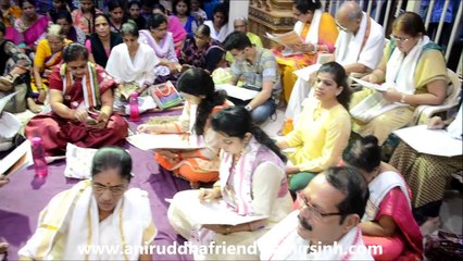 Aniruddha Bapu - Shree Rudrabhishek seva at Shree Aniruddha Gurukeshetram - 22 August 2016