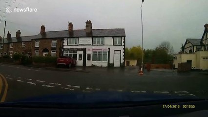 Woman allegedly asleep at the wheel causes huge traffic line