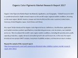 Organic Color Pigments Market Research Report 2017