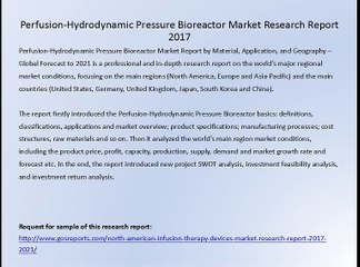 Perfusion-Hydrodynamic Pressure Bioreactor Market Research Report 2017