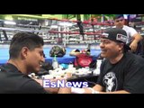 Robert Garcia - Mikey Beats Keith Thurman - EsNews Boxing