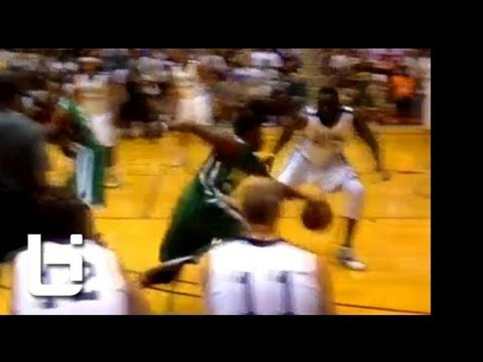 Kyrie Irving NASTY Shammgod Crossover On Defender & Scores at Jamal Crawford Pro Am!