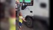 Zap Web : Un enfant armé d’un couteau menace le chauffeur d’un camion (vidéo)