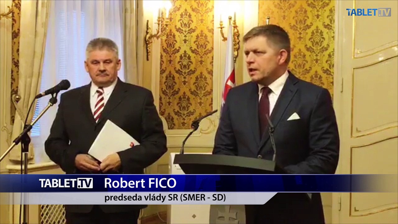 ZÁZNAM: TK predsedu vlády SR Roberta Fica