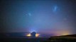 Lyrid Meteor Shower Combines With Aurora Australis and Lightning Sprites