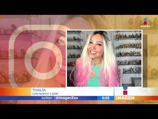 Thalía tiene nuevo cambio de look