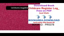 Childcare Register Log_ Pink Glitter  _ Simplistic sign in and out register book for Daycares, Childminders, Nannies, Babysitters Pre-school & more Logbook, Journal _ 8.5 x 6