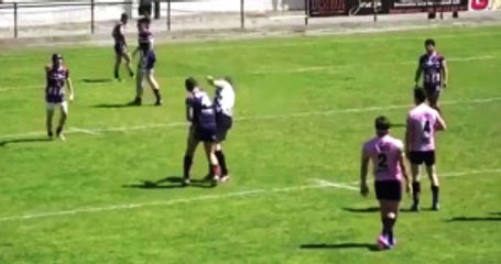 Rabgi Maçında Kızgın Oyuncu, Hakemi Tek Yumruğuyla Bayılttı