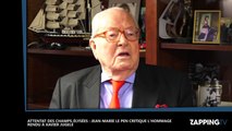 Jean-Marie Le Pen dérape sur l’hommage national à Xavier Jugelé (Vidéo)