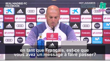 Zidane appelle les Français à "éviter le Front national"