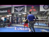 Erik De Leon 15-0 9 KOs on Mitts With Robert Garcia EsNews Boxing