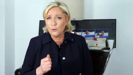 Marine Le Pen exhorte les électeurs de La France insoumise à "faire barrage" à Macron