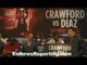 Felix Diaz on fighting Crawford - EsNews Boxing