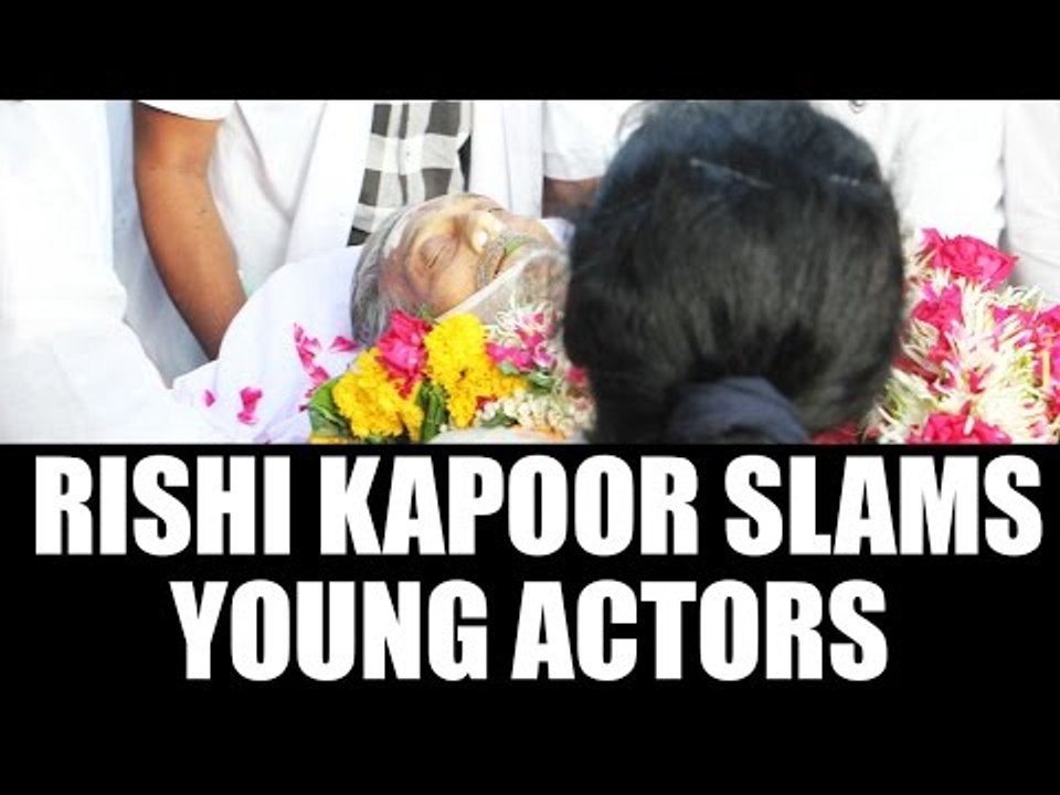 Rishi Kapoor lashes out at young actors who skipped Vinod Khanna’s funeral | Oneindia News