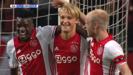 La frappe surpuissante de Kasper Dolberg avec l'Ajax