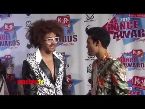 Roshon Fegan and LMFAO Redfoo KARtv Dance Awards 2013