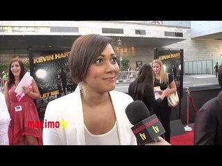 Cynthia Kaye McWilliams Interview at KEVIN HART "Let Me Explain" Movie Premiere Red Carpet