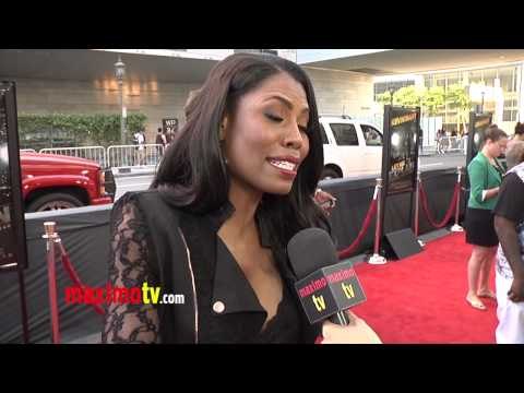 Omarosa Manigault Interview at KEVIN HART Let Me Explain Movie Premiere Red Carpet in Los Angeles