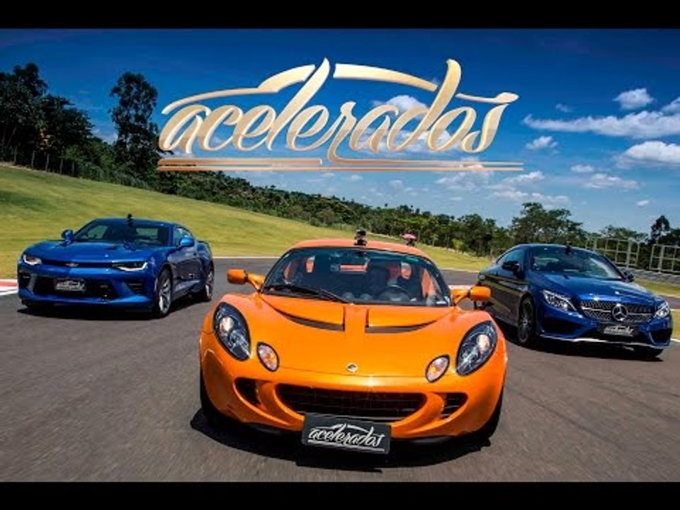 CHEVROLET CAMARO SS x LOTUS ELISE x MERCEDES-AMG C 43 - VR C/ BARRICHELLO #101 | ACELERADOS