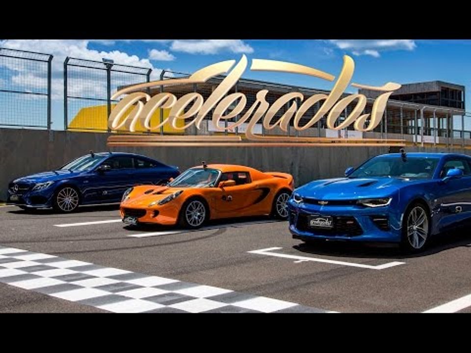 CHEVROLET CAMARO SS x LOTUS ELISE x MERCEDES-AMG C 43 - VR ONBOARD C/ BARRICHELLO #95 | ACELERADOS