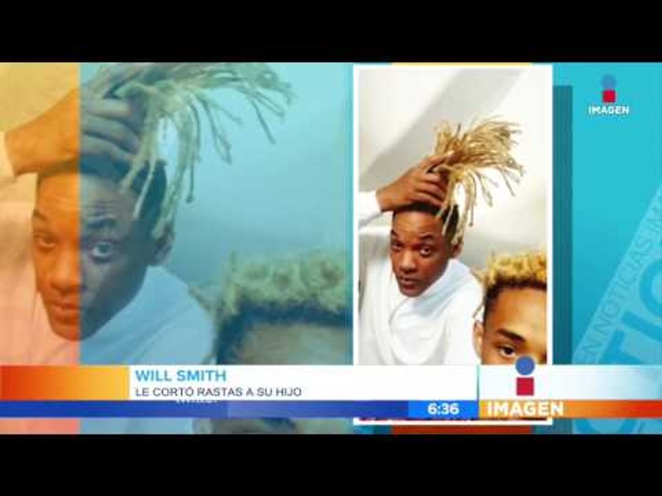 Will Smith le corta las rastas a su hijo