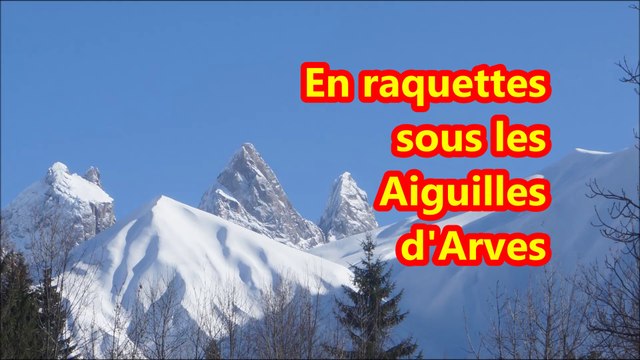 Rando en raquettes sous les Aiguilles d'Arves