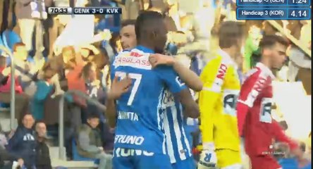 Siebe  Schrijvers Goal HD - KRC Genk 3-0 KV Kortrjik - 29.04.2017