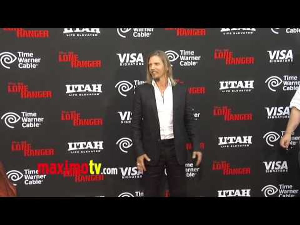 Barry Pepper "The Lone Ranger" Premiere Disney California Adventure Park