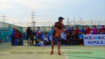 ソフトテニス　スーパースローの世界 特集第８回アジア選手権　増田健人のサービス