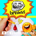 3 School PRANKS! (I)  _ 3 BROMAS para la ESCUELA! (I) ✅  Top Tips and Tricks in 1 minute