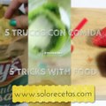 5 FOOD Life Hacks _ 5 TRUCOS con comida ✅  Top Tips and Tricks in 1 minute