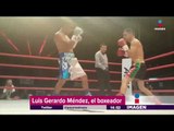 Luis Gerardo Méndez terminando su película de box