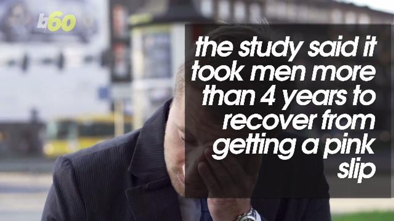 You Have a Better Chance of Getting Over a Dead Spouse Than About Getting Fired