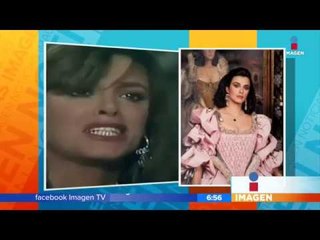 Lucía Méndez es un éxito en Italia