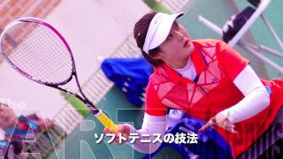 新世界チャンピオンの技術　キムジヨンのフォアハンド ----ソフトテニスの技法---THE ART OF SOFT TENNIS KIM JI-YONG(KOR)