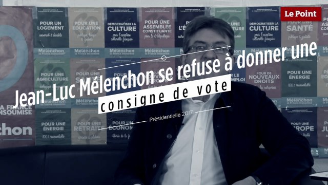 Jean-Luc Mélenchon se refuse à donner une consigne de vote