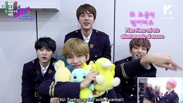 [SUB ITA] 170306 IDOL ARCADE: BTS Behind the Scenes Video!_Spring Day(Cute ver.)