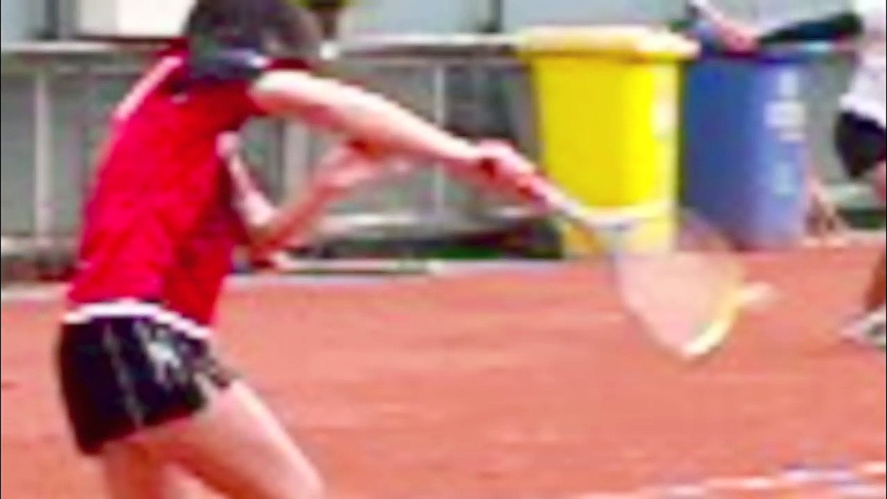 Super Slow-Motion —BACKHAND Soft Tennis  KOBAYASHI Nao—　ソフトテニス　スーパースローモーションの世界