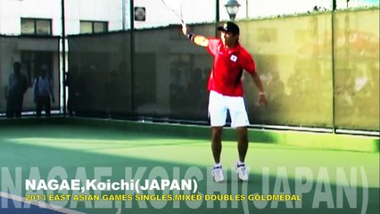 長江光一のバックハンド　THE ART OF SOFT TENNIS ソフトテニスの技法