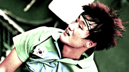 アジア競技大会金メダリスト　キムヒョンジュンのベースラインワーク（バックハンドを中心に）